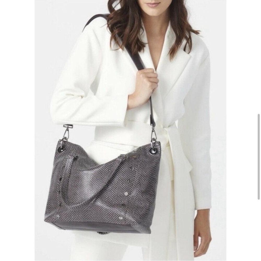 Hammitt Daniel Large Rivet Satchel Espresso 🤎| Dust Bag + CC Wallet | Like new